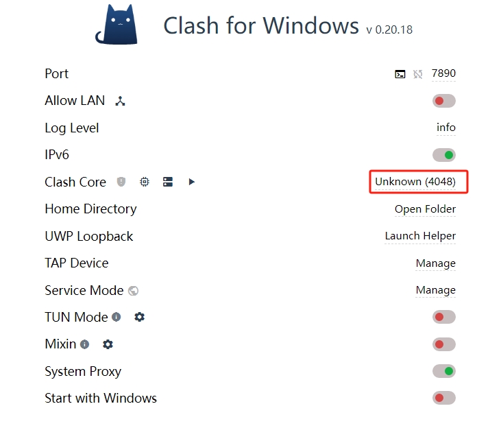 Clash for Windows更换内核教程